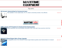 Tablet Screenshot of news.maritimeequipment.com
